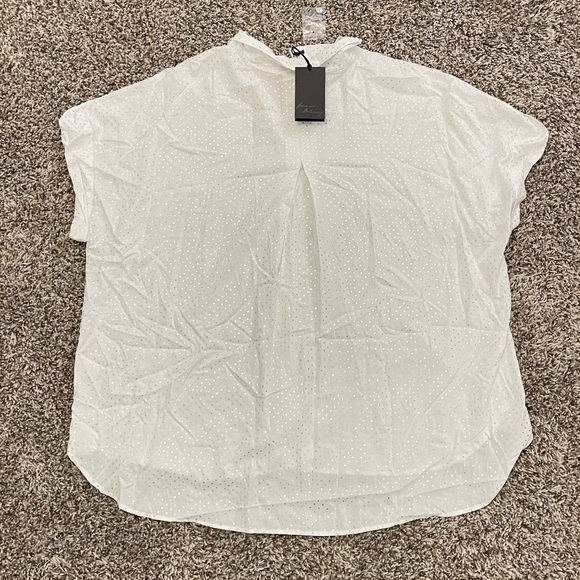 Jane And Delancey Women's Short Sleeve Button Front Top Size 2X - Picture 2 of 7